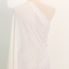 新款鏤空蕾絲面料 寶藍色圈圈蕾絲面料 蕾絲面料廠家批發