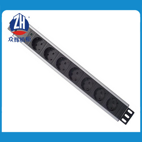 众辉PDU供应美标/美式6位19英寸机柜PDU电源插座 有优惠中