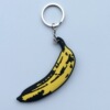 Banana pendant hanging decoration Andy Warhol Andywaol silicone silicone men's and women's bag buckle GM key chain