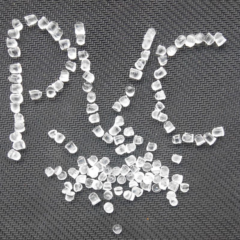 厂家直销pvc透明颗粒 f-8 环保无毒 注塑级 电子电器 透明PVC80度