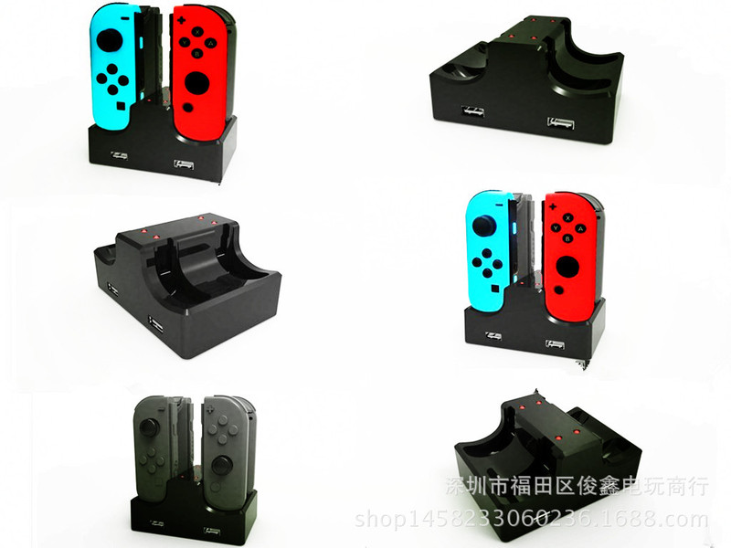 Genuine goods switchjoy-con gamepad charger game accessories 4 handles charging Nintendo
