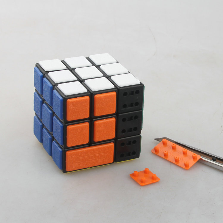 Bicube Bandaged Cube With Pin Locks Restricts Rotation_voghion.com