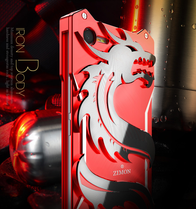 SIMON Dragon Aerospace Aluminum Alloy Shockproof Armor Metal Case Cover for MEIZU E2