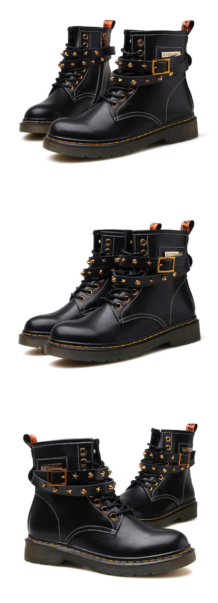 Bottes femme IMPRESSION VERTE en En cuir - Ref 3355071 Image 35