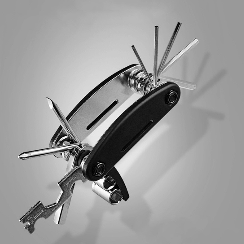 16 1 개의 수리 조합 타이어 수리 도구 자전거 수리 도구 수리 조합 타이어 수리 도구