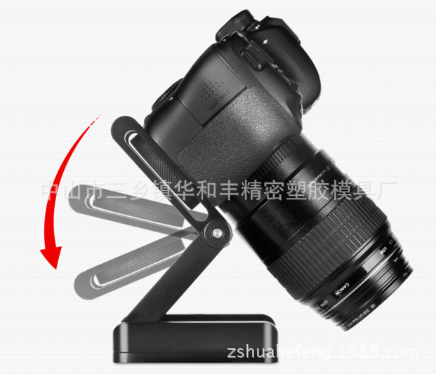 Z型快装板夹座  折叠云台 桌面三脚架 滑轨/相机 微距架 便携轻便