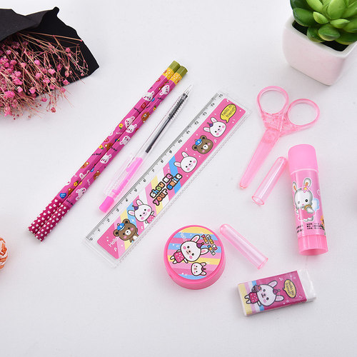 Direct Manufacturer Wholesale Stationery Set Children's Gift Gift Kindergarten Learning Supplies Primary School Student Stationery