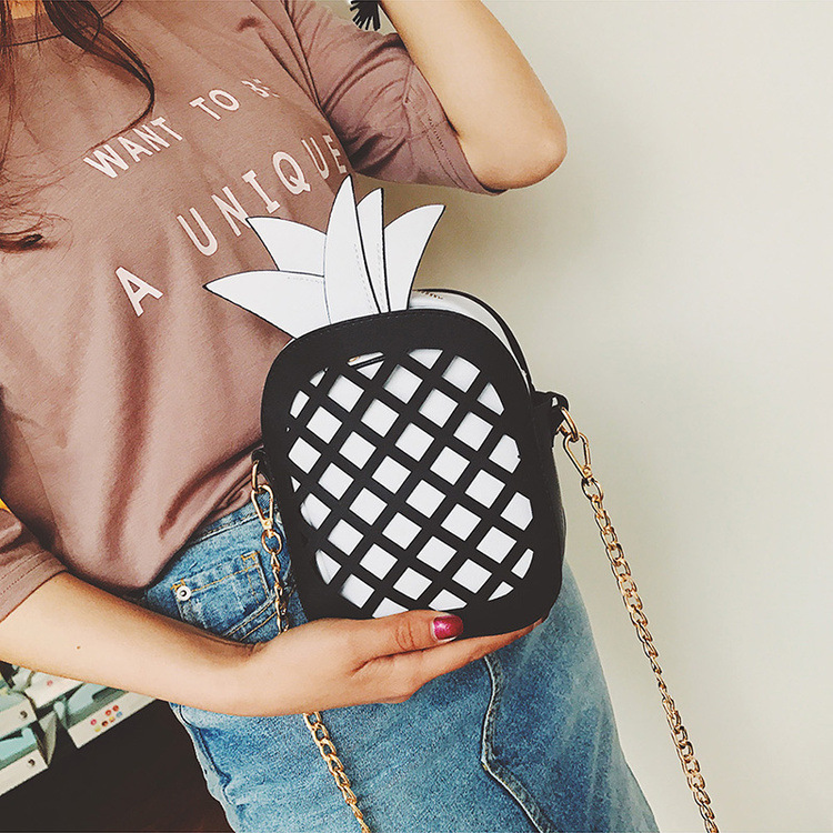 女生时尚包包女2017新款潮斜挎包韩版咖啡杯链条女包个性创意