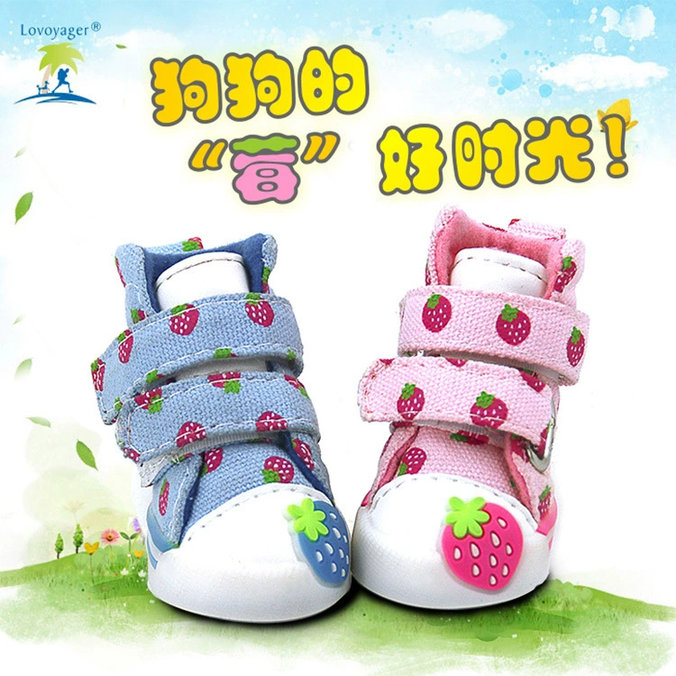 Фабричная оптовая продажа летняя обувь для собак для маленьких собак с мягким дном, дышащая Нескользящая, четырехсезонная трансграничная