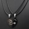 Fashionable pendant for beloved, black accessory, brainteaser suitable for men and women, necklace, Korean style