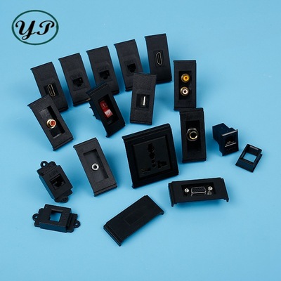 專業定做多功能桌面插座模塊 視頻多媒體辦公桌信息接線弱電模塊