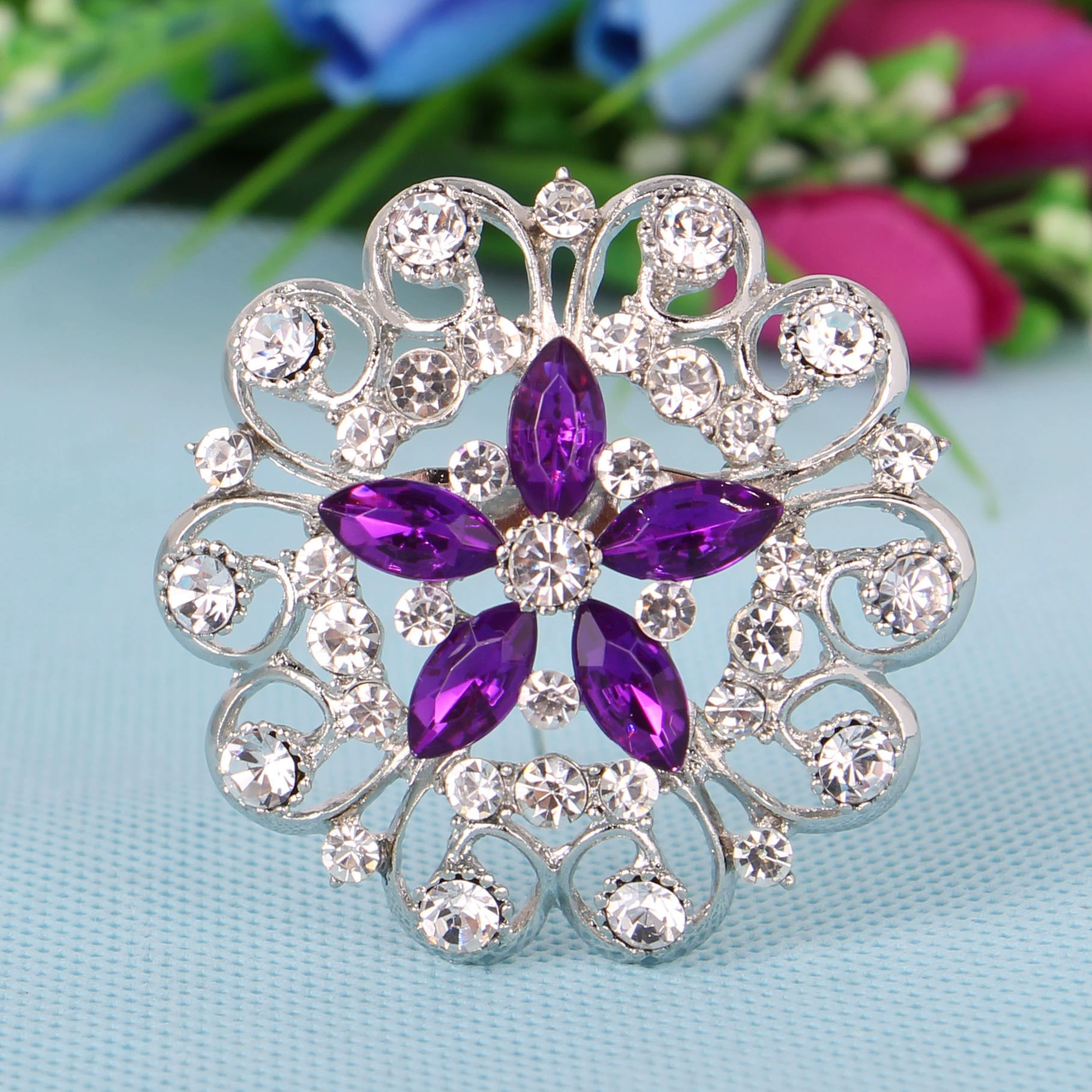 Брошь, металлическая булавка, аксессуар на лацкан, AliExpress, с цветком