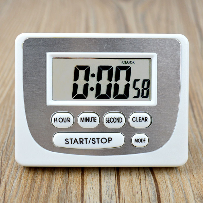 24小时电子定时器厨房秒表闹钟正倒LCD计时器时钟提醒器BK333批发