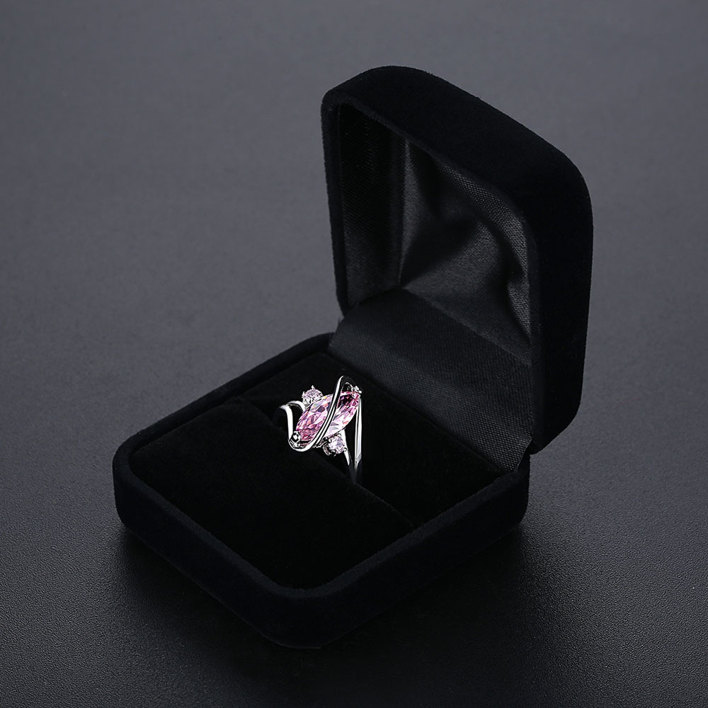 Jewelry Boxes Classification 1 Piece Quantity Glam Retro Solid Color Velvet Jewelry Boxes