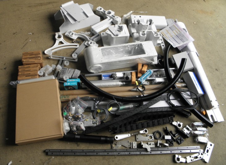 厂家直销双斜臂机械手注塑机械臂海川机械手全套配件一年质保包邮|ms