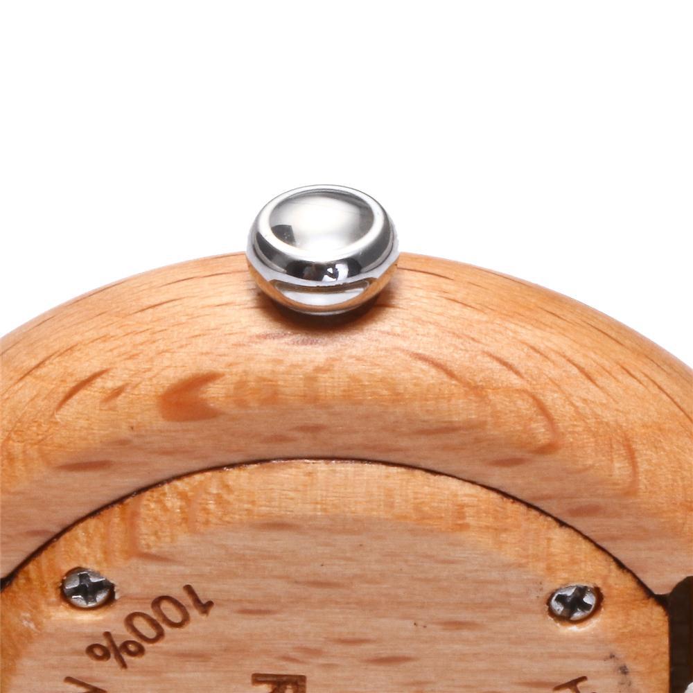 厂家直售现货木头手表  亚马逊皮带木质石英手表 可一件代发