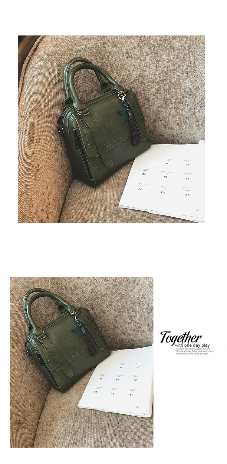 Korean version PUfashion bag (brown)NHPB0136-brown