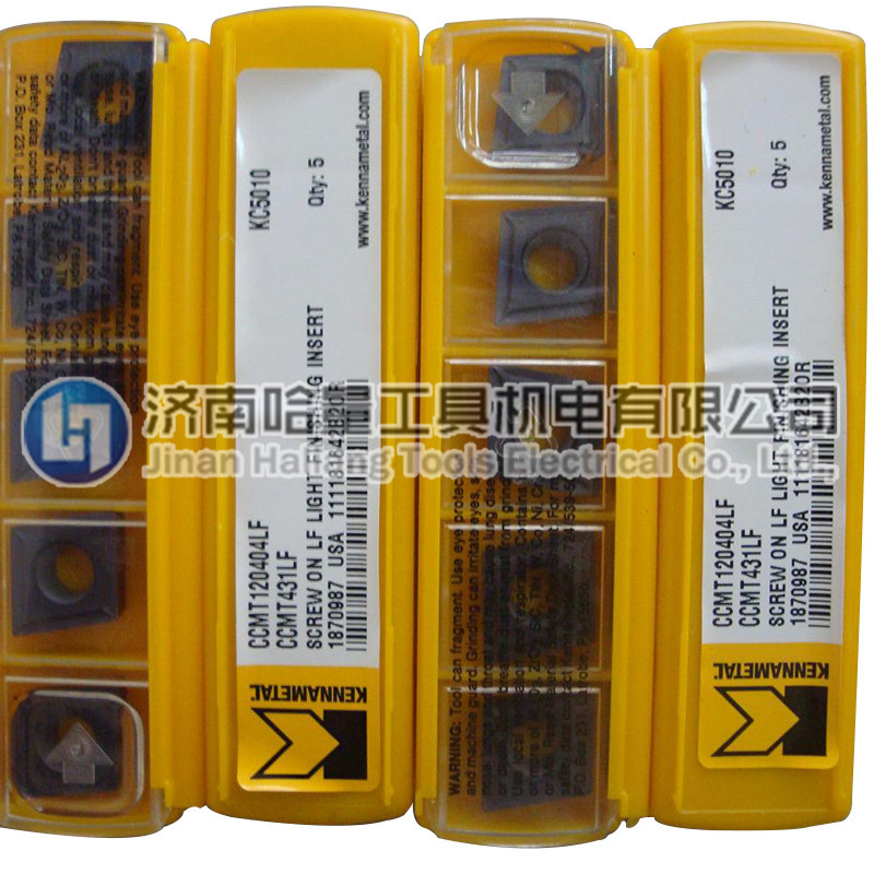 正品美国 肯纳刀片CCMT09T308-LF KC5010 切削数控刀具