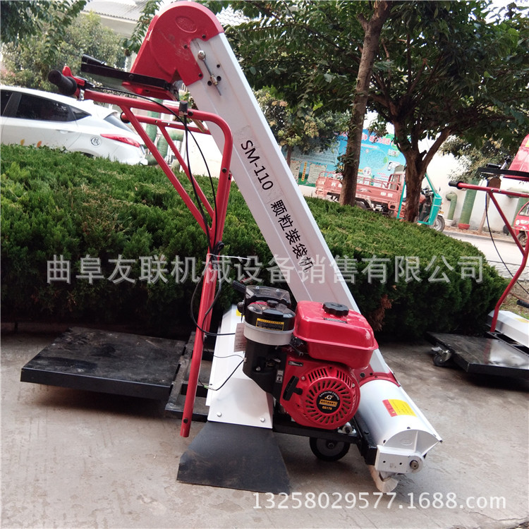 粮食小麦收获装袋机 全自动粮食晾晒装袋机 小麦收集机