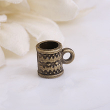 欧美流行复古吊吊圈大孔珠 DIY饰品配件 优质合金串珠批发