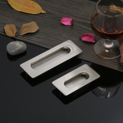 鋅合金暗拉手嵌入式抽屜櫥房浴室衛生間門衣櫃推拉門隱藏把手直銷