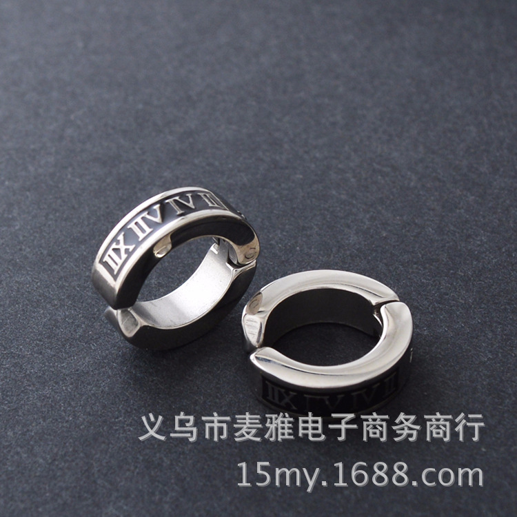 Stainless steel ear clip ear buckle bilateral oil drop without ear studs without ear holes ear buckle ear clip GK30
