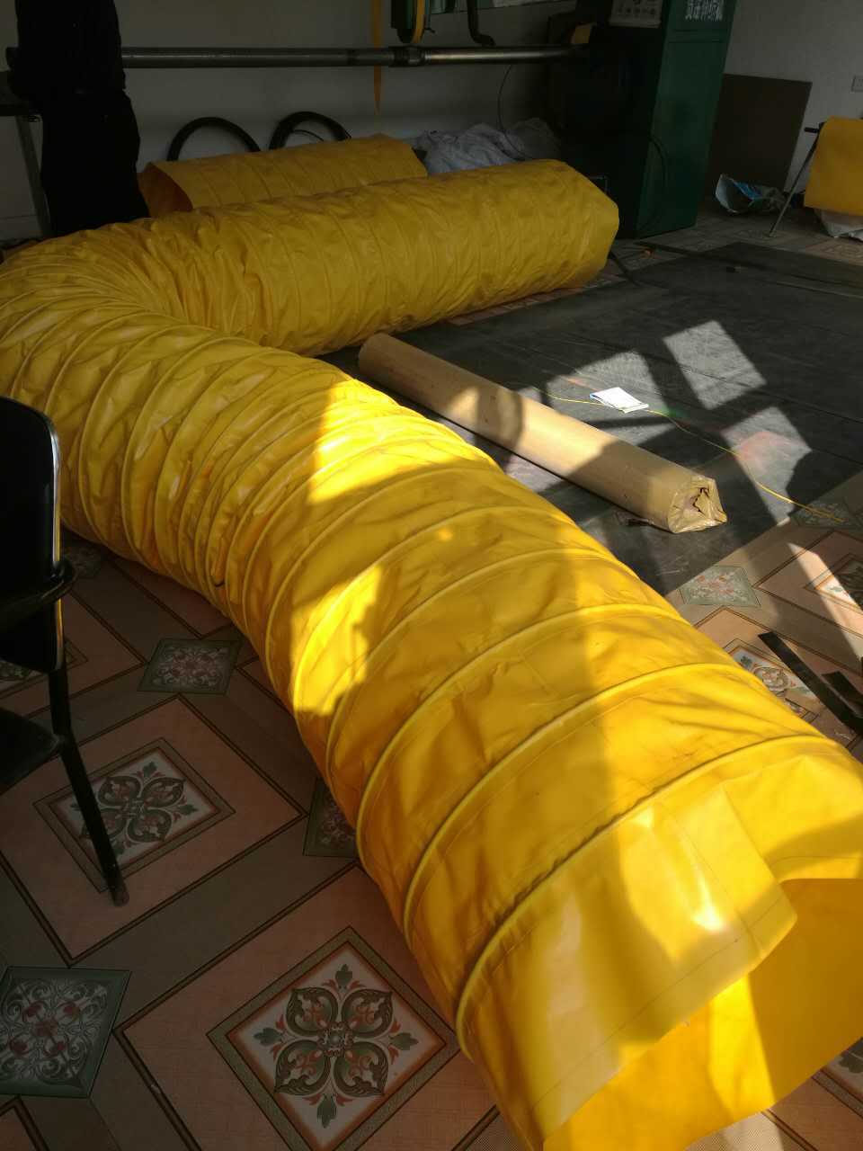 唐山粉尘颗粒输送帆布软连接生 产帆布短管，帆布水泥散装伸缩袋