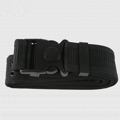 批发特勤保安编织外腰带户外黑色帆布武装作训作战服腰带战术腰带|ms