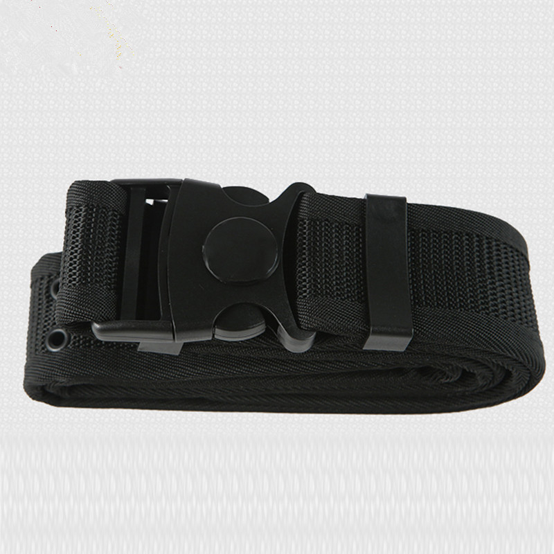 批发特勤保安编织外腰带户外黑色帆布武装作训作战服腰带战术腰带|ms