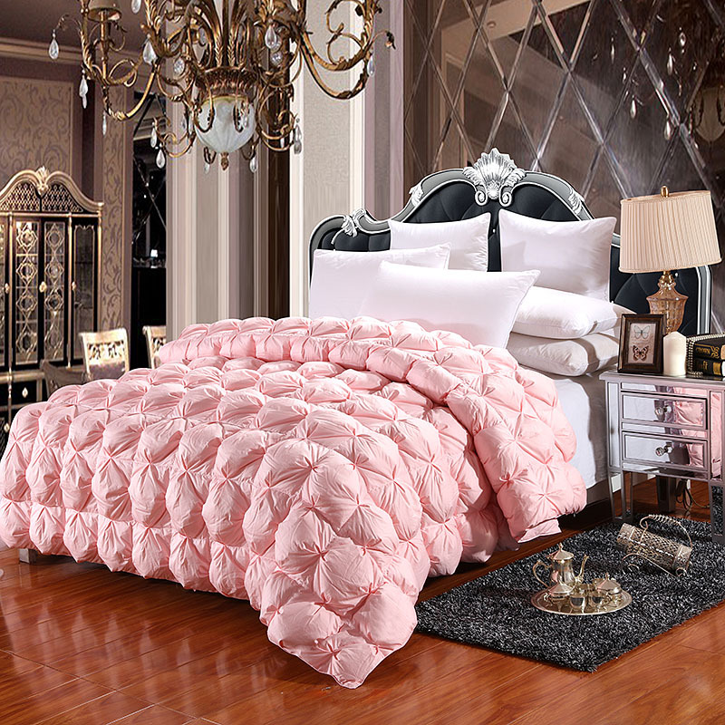 2019 Winter White Goose Down Comforter Warm Duvet Quilted Thicken