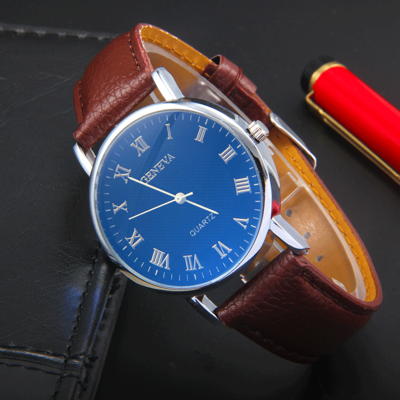 thumbnail image 1 of Reloj de moda para hombre, reloj con correa, reloj de cuarzo, reloj de negocios para hombre, 1 of 5