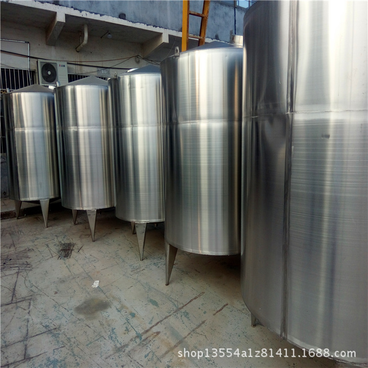 专业定做 1立方 2立方 5吨立式不锈钢储罐 4000L不锈钢搅拌罐668