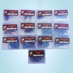 Iseni hook with hole, boxed large tube fish hook No. 3-20 fishing tackle fish hook wholesale fishing fishing gear supplies