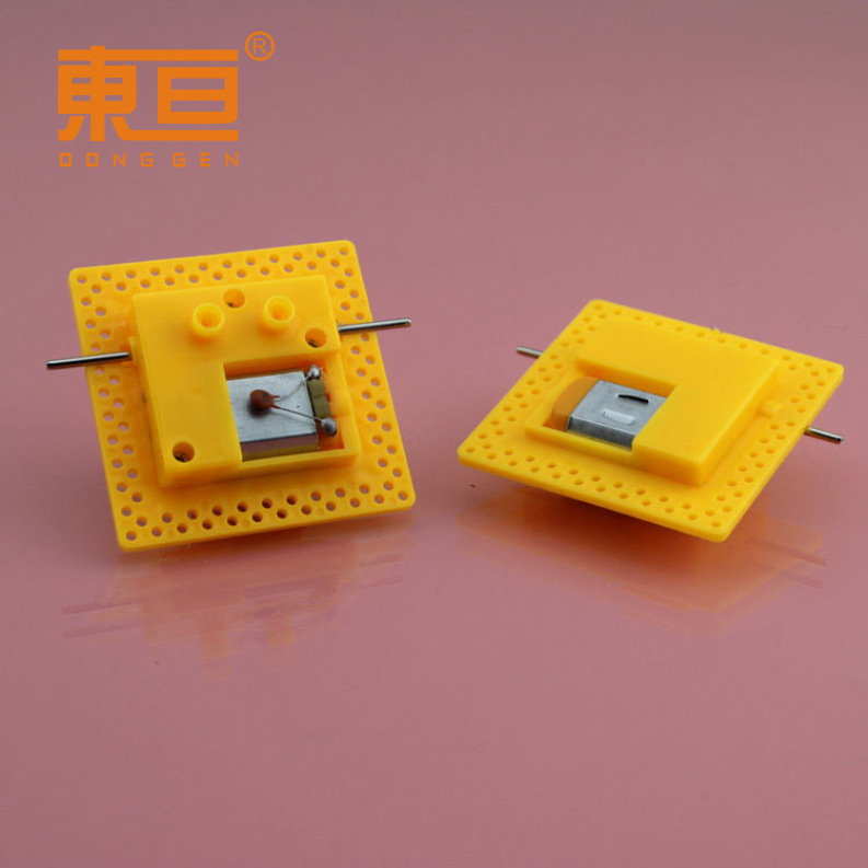 CLX607523-SS黄  齿轮箱A 电动齿轮箱 科技积木零件 玩具配件