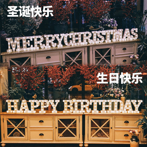 Factory is directly supplying large LED English letters light…