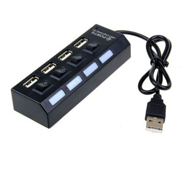 Usb-концентратор делитель креативный 4 порт расширения высокоскоростной 2.0usb Hub концентратор независимый переключатель