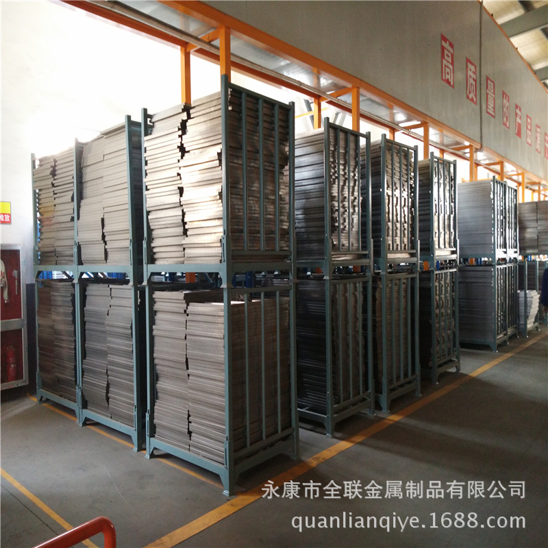 批发绍兴柯桥布匹折叠料架堆叠式铁架可定 制专业生 产巧固架厂家