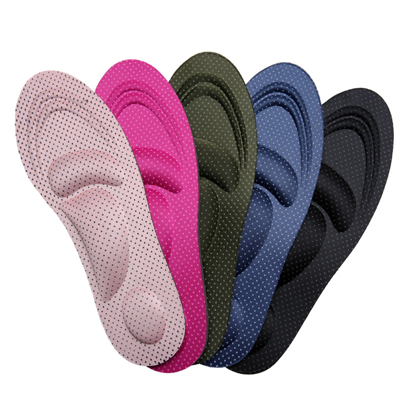 厂家直销夏季4D高跟鞋鞋垫女士透气防臭吸汗加厚按摩减震运动鞋墊