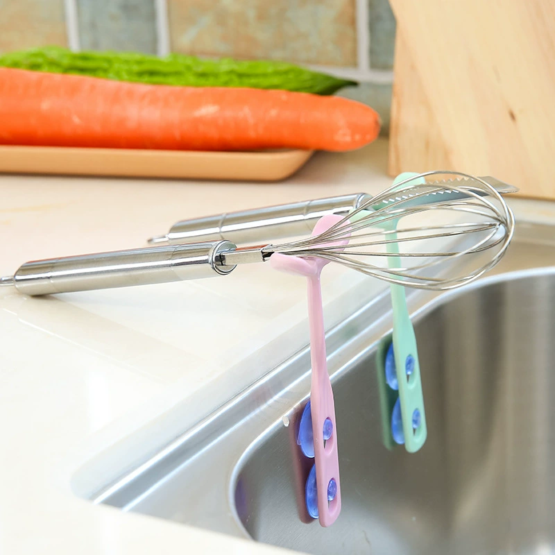 Kitchen multifunction suction cup holder leaf shape support