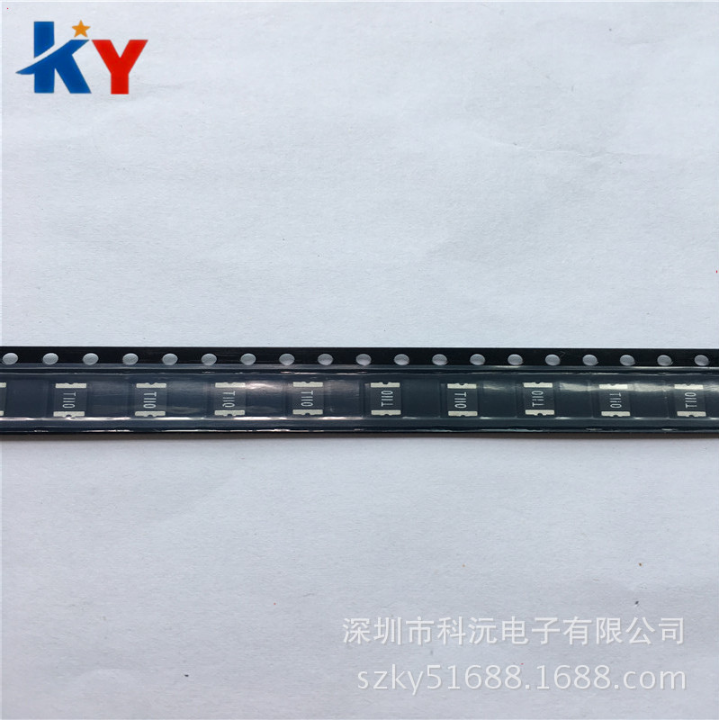 PPTC贴片自恢复保险丝 1A 24V 打字T110 体积1812 量大价优 现货