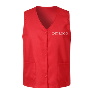 志愿者广告马甲超市背心工作服定制义工马甲印字logo定做马夹批发