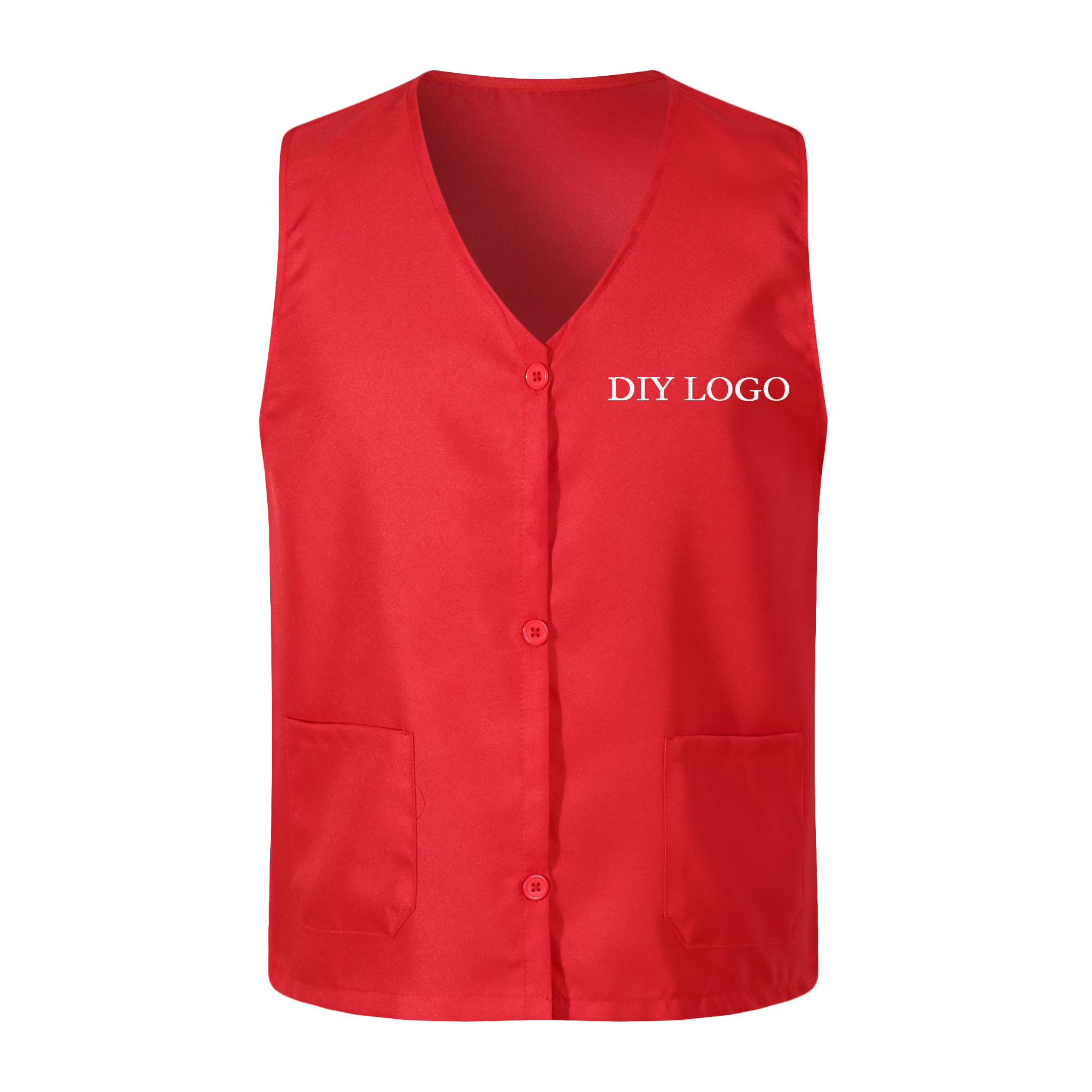 志愿者广告马甲超市背心工作服定制义工马甲印字logo定做马夹批发