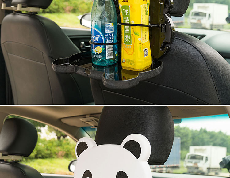 Cartoon car foldable dining table dining table rear seat car cup holder car water cup holder car beverage holder multi-function