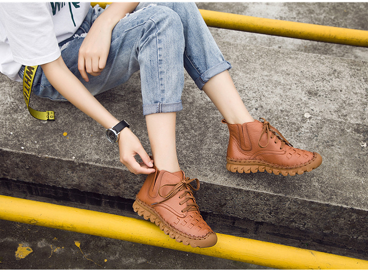 Bottes femme en En cuir - Ref 3354873 Image 32