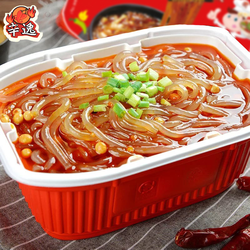 工厂批发重庆正宗自热自煮酸辣粉286g 懒人速食红薯手工酸辣粉|ms