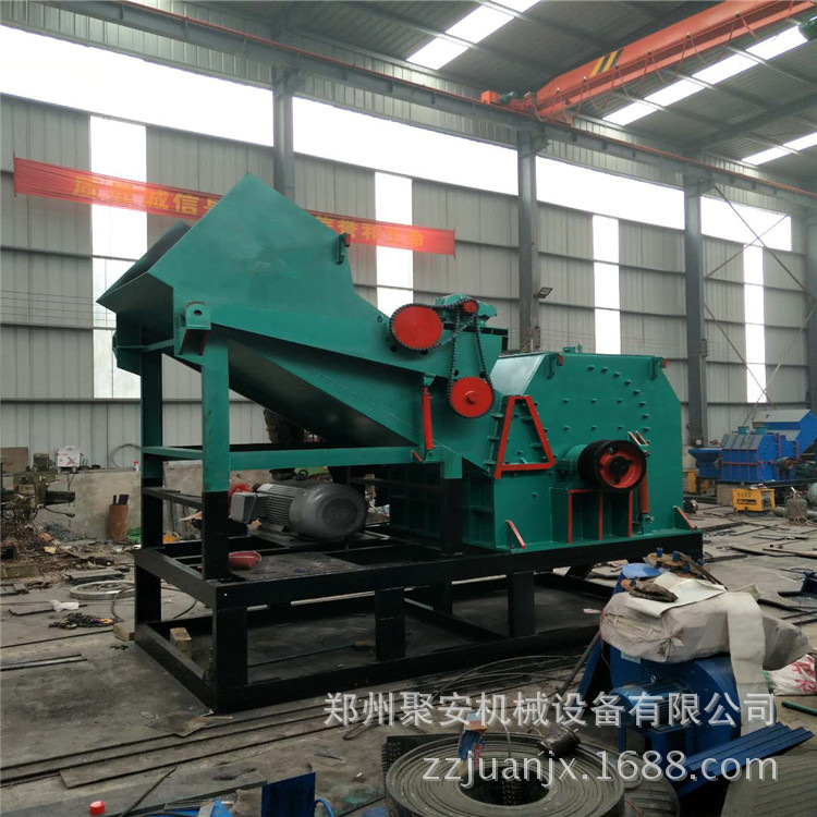 废钢废铁粉碎机 废品回收站用大型金属粉碎机 带除尘器