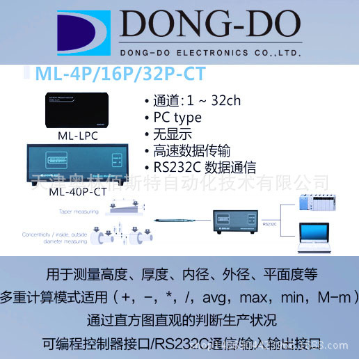 韩国 DONG-DO 东渡 电子测量仪表 ML-4P/16P/32P-CT