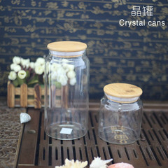 Wholesale anomalous glass storage tanks heat-resistant glass sealing tanks tea and dried fruit jars coarse grain high borosilicate glass bottles