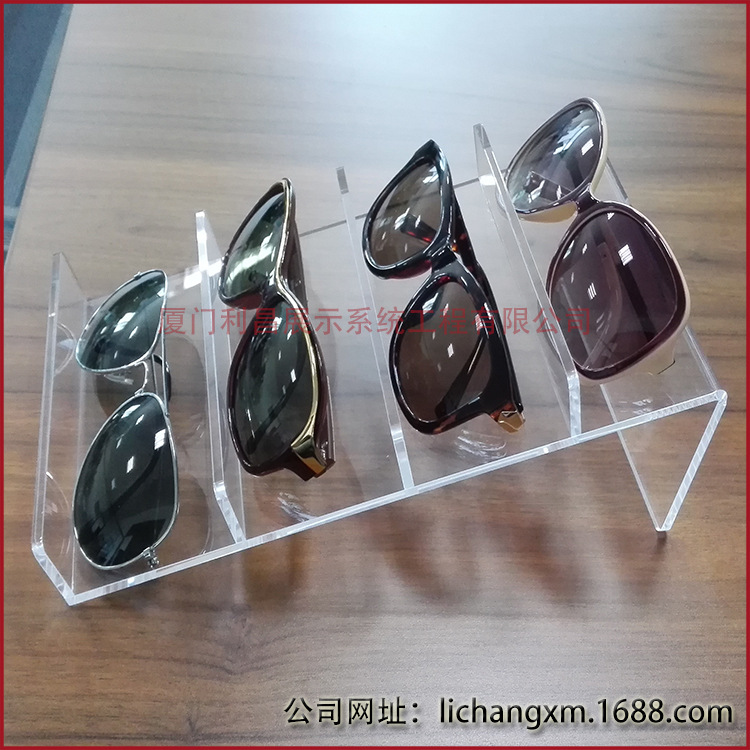 透明亚克力眼镜展示架 有机玻璃多层墨镜架定制