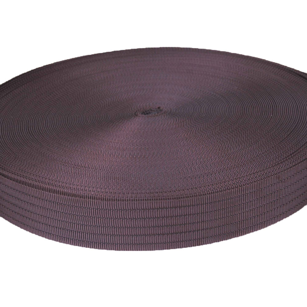 广东厂家直售 现货 1.5寸 3.8cm 3.2cm 六坑纹 啡色 尼龙锦纶织带